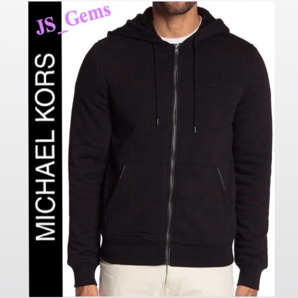 Michael Kors Other - ❄️Men Faux Shearling Fully Lined Hoodie Top❄️